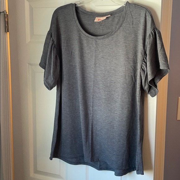 Ruffle Sleeve Top - Picture 1 of 4